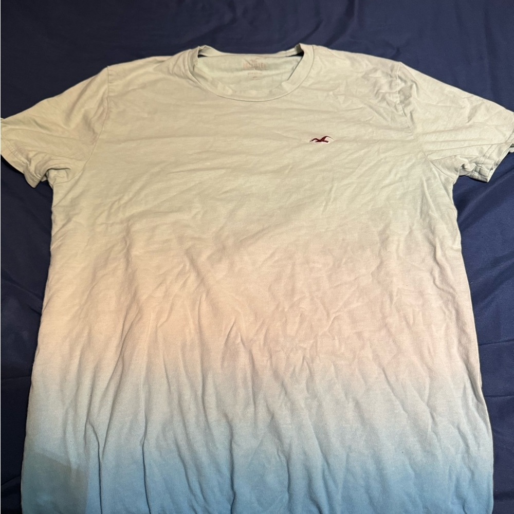 Faded blue to white shirt hollister
